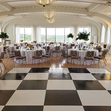 Make a statement with the Vogue Black & White Dance Floor